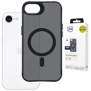 Dėklas Apple iPhone 16E/ iPhone 17E - 3mk Hardy Hazy MagCase Black