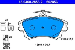 ATE 13.0460-2853.2 Brake pad set