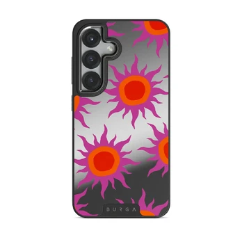 Sunset Glow - Samsung Galaxy S25 Plus Case, Elite Mirror (Magnetic) / Gunmetal