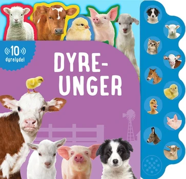 Forlaget Tukan Stor bog m. 10 lyde: Dyreunger