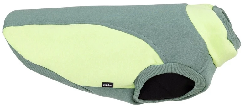 Megztinis šunims Amiplay Jolly, geltona/žalia, 50 cm