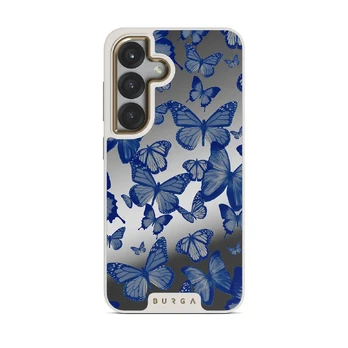 Butterfly Effect - Samsung Galaxy S25 Case, Elite Mirror Light (Magnetic) / Gold