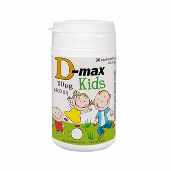 D-max Kids 10 mcg kramtomosios tabletės N90