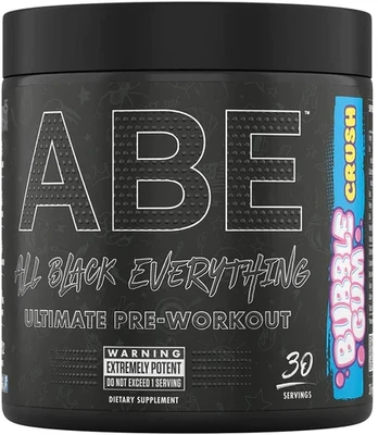 Applied Nutrition ABE All Juodas Everything Pre-Workout 375 g. (Sour Gummy Bear skonis )