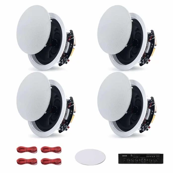 Bluetooth lubinės įleidžiamos kolonėlės, 4 vnt.