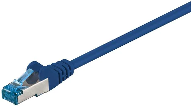 Goobay Kabelis LAN Patchcord CAT 6A S/FTP mėlyna 10m