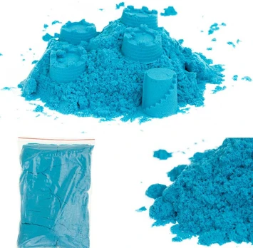 Kinetinis smėlis, 1kg., mėlynas