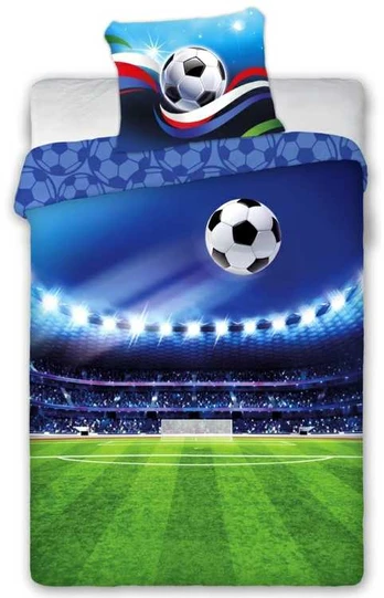 MCU Fodbold stadion Sengetøj 140x200 cm - 100 procent bomuld