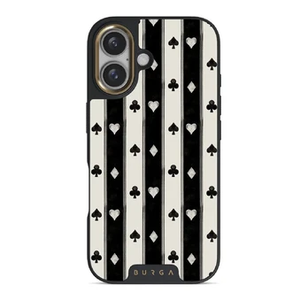 Queen's Court - iPhone 16 Plus Case, Elite Dark (MagSafe) / Gold