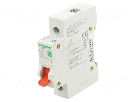 Switch-disconnector | Poles: 1 | for DIN rail mounting | 63A | 230VAC