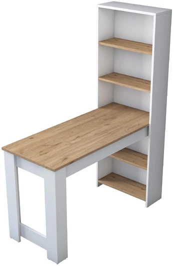 Stalas Kalune Design BJ113 - 2621, baltas/riešuto