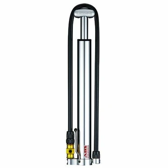 Lezyne Micro Floor Drive HV pastatoma pompa / Gloss Silver