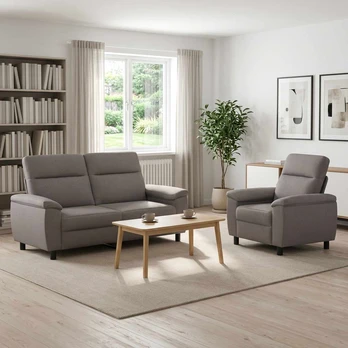 Sofa Sofos komplektas 2 vnt. Taupe Audinys