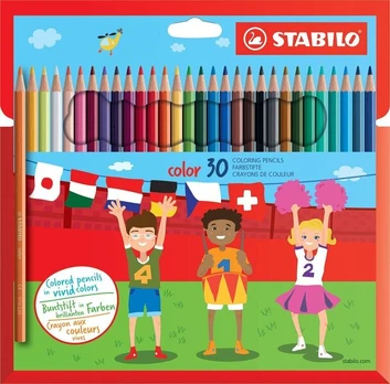 Stabilo spalvoti pieštukai, 30 vnt.