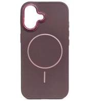 Purpurinis dėklas Apple iPhone 17 telefonui "Frame Mag Cover"