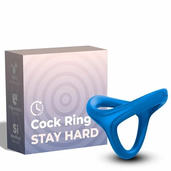 ARMONY Tresor Double Silicone Ring Blue - Ergonomic Multi-Ring System
