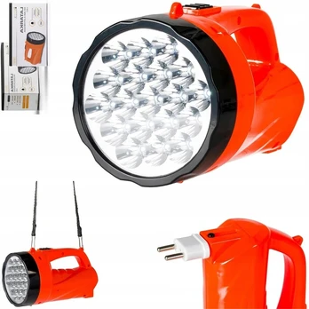 Libox Led prožektorius-paieškos žibintas su akumuliatoriumi, 2 režimai, 19xled