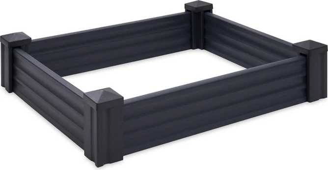 No Name RAISED BED PLASTIC 80CM DARK GREY