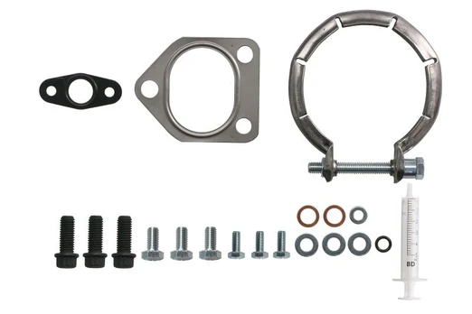 Turbokompresoriaus montavimo kompl. Tinka: BMW 1 (E81), 1 (E87), 3 (E90), 3 (E91) 2.0D 06.04-06.12