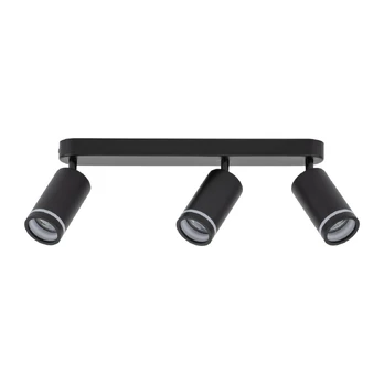 Taškinis šviestuvas TK LIGHTING JET BLACK, 3 x GU10 max 10W