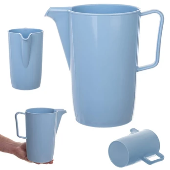 KADAX plastikinis ąsotis su rankena 2L mėlynas