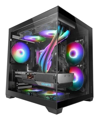 Mars Gaming MCVIEW2 Kompiuterio dėklas mATX / juodas