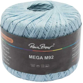 Nėrimo siūlai RainBow® MEGA 50 g, spalva melsva