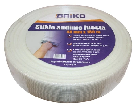 Juosta Briko, stiklo pluoštas, 180 m x 48 mm