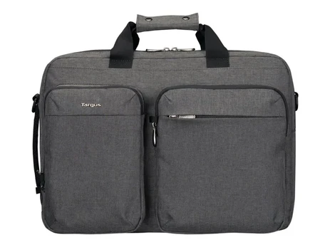 TARGUS HYBRID 16" BRIEFCASE BACKPACK, GREY