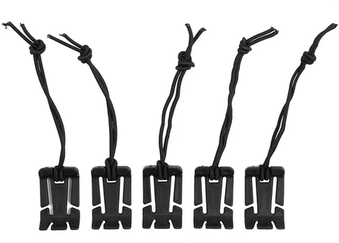 Molle Elastinis segtukas 101INC, 5 vnt., Juoda