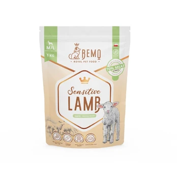 Bemo Maistas sausas Sensitive ėriena - ėriena medium/large 1kg