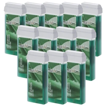 Vaško kasetė ItalWax Aloe, 12x100 ml