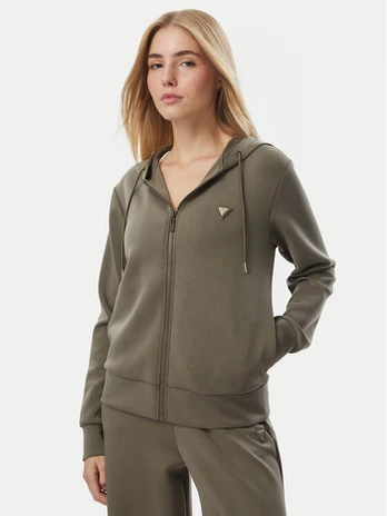Guess Džemperis V4YQ06 KCAY2 Chaki Regular Fit