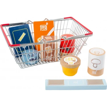 Groceries Set in a Shopping Basket "fresh"