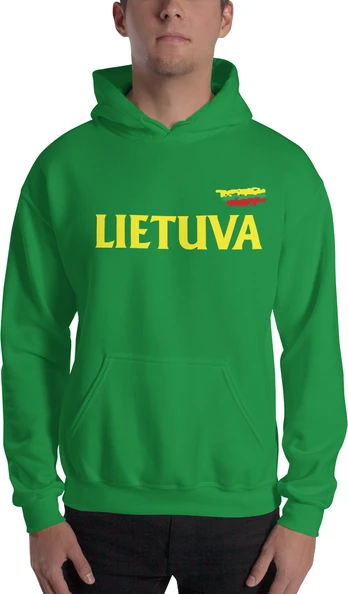 Superfanas Žalias Džemperis Lietuva, Dydžiai: L