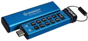 Kingston IronKey klaviatūra 200 512GB USB-C AES Encrypted