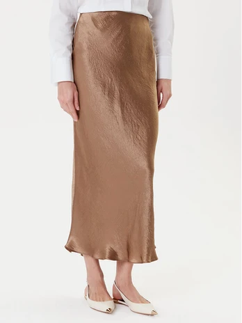 Marella Midi sijonas Pomez 2525106041 Ruda Regular Fit