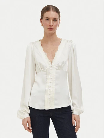 Guess Palaidinė W6BH42 W4233 Kreminė Regular Fit