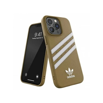 Dėklas Adidas OR Molded PU iPhone 13 Pro / 13 Auksinis 47806