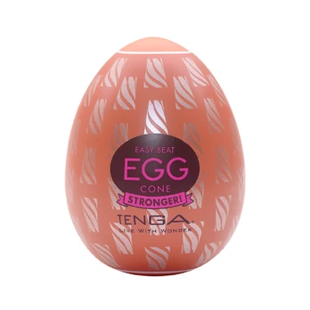 Tenga Egg Cone II vienkartinis masturbatorius, rudas