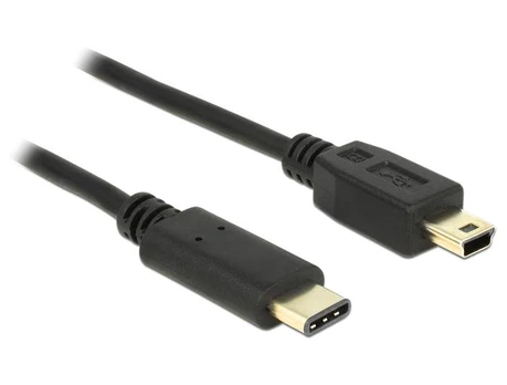 USB kabelis Delock USB- C - 2,5 m Juoda (83336)