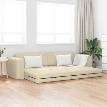 Sofa lova 200cm Kreminė audinys