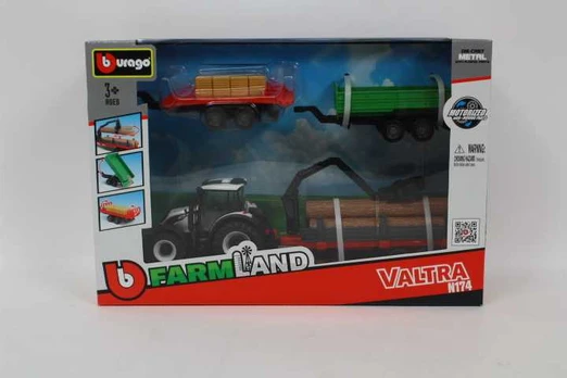 BBU Tractor Valtra N174+3trailers 10cm 31704