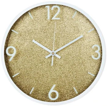 Laikrodis ścienny na ścianę auksinė balta 29.5cm VILDE 568130
