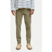 Jack & Jones Medžiaginės kelnės Stace Arthur 12282388 Chaki Regular Fit