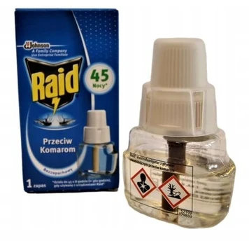 Papildymas priemonei nuo uodų Raid