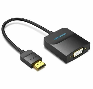 HDMI - VGA adapteris Vention 42154 Juoda 15 cm