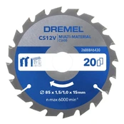 Bosch DREMEL Blueprint Multi- material pjūk. ašm. 85mm kaina