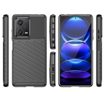 Dėklas Thunder Xiaomi Redmi Note 12 Pro Plus Juodas