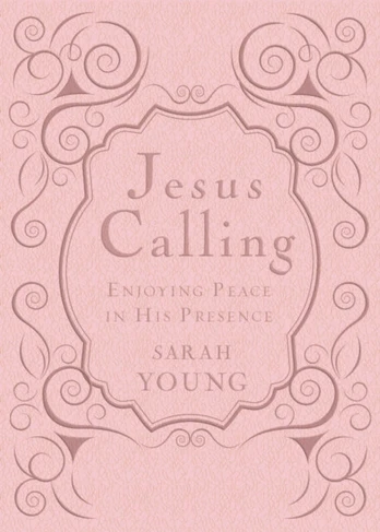 Jesus Calling, Pink Leathersoft, with Scripture References